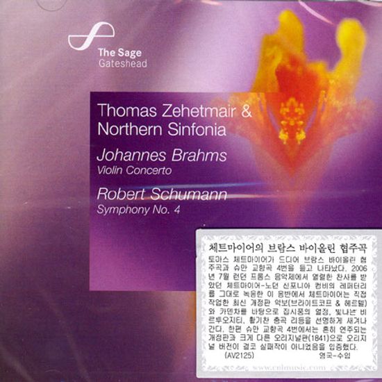 VIOLIN CONCERTO/ SYMPHONY NO.4/ THOMAS ZEHETMAIR