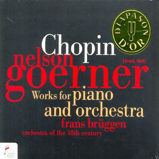 WORKS FOR PIANO AND ORCHESTRA/ NELSON GOERNER/ FRANS BRUGGEN