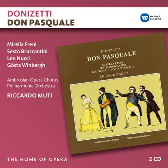 DON PASQUALE/ RICCARDO MUTI [THE HOME OF OPERA] [도니제티: 돈 파스콸레]