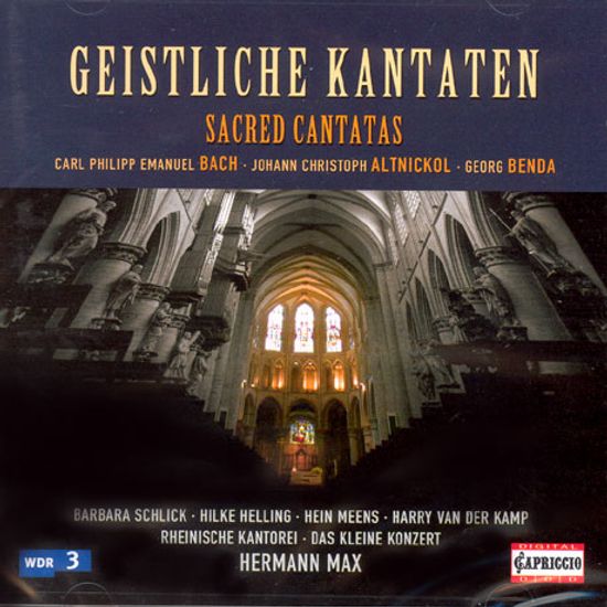 SACRED CANTATAS/ HERMANN MAX