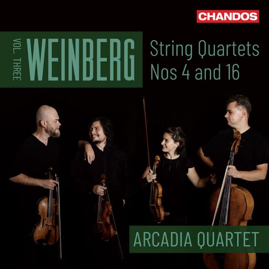 STRING QUARTETS NOS.4 & 16/ ARCADIA QUARTET [바인베르크: 현악 사중주 3집 - 아르카디아 사중주단]
