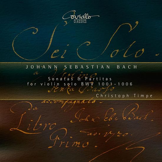SONATAS AND PARTITAS FOR SOLO VIOLIN BWV 1001-1006/ CHRISTOPH TIMPE [바흐: 무반주 바이올린 소나타와 파르티타 - 크리스토프 팀페]