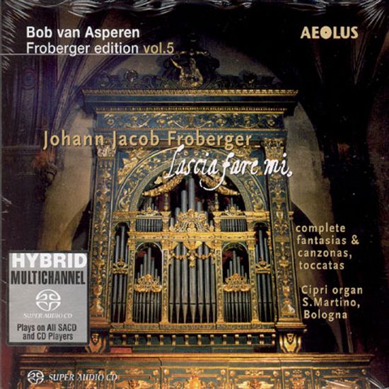LASCIA FARE MI: COMPLETE FANTASIAS & CANZONAS, TOCCATAS/ BOB VAN ASPEREN [SACD HYBRID] [프로베르거 에디션 5집]