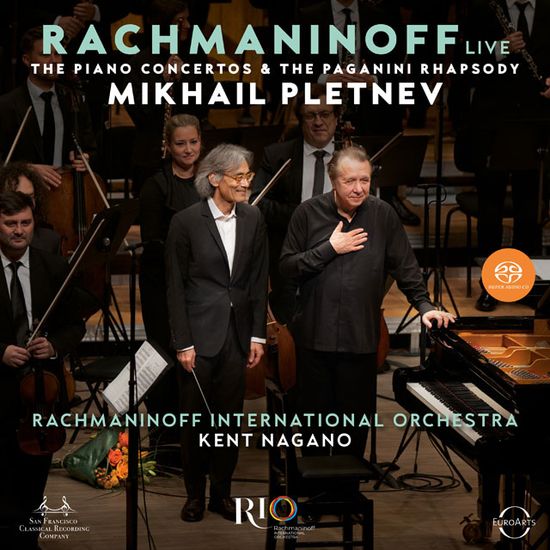 PIANO CONCERTOS & THE PAGANINI RHAPSOD/ MIKHAIL PLETNEV, KENT NAGANO [SACD HYBRID] [라흐마니노프: 피아노협주곡 전곡 & 파가니니 주제에 의한 광시곡 - 미하일 플레트뇨프, 켄트 나가노]