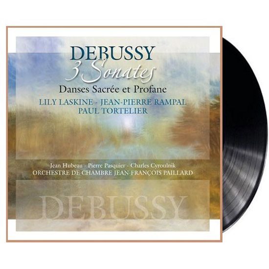3 SONATAS & DANSE SACREE ET DANSE PROFANE/ LILY LASKINE, JEAN-PIERRE RAMPAL, PAUL TORTELIER [180G LP] [드뷔시: 3 소나타 & 신성한 춤과 세속적 춤곡 외]