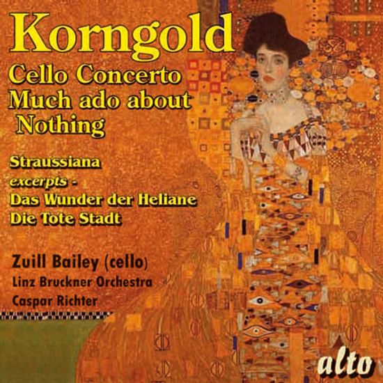 CELLO CONCERTO & MUCH ADO ABOUT NOTHING/ ZUILL BAILEY, CASPAR RICHTER [코른골트: 첼로 협주곡, 헛소동 모음곡 - 주일 베일리, 카스파르 리히터]