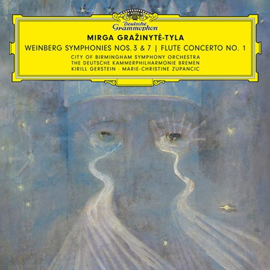 SYMPHONIES NOS.3 & 7, FLUTE CONCERTO/ MIRGA GRAZINYTE-TYLA [바인베르크: 교향곡 3, 7번, 플루트 협주곡]