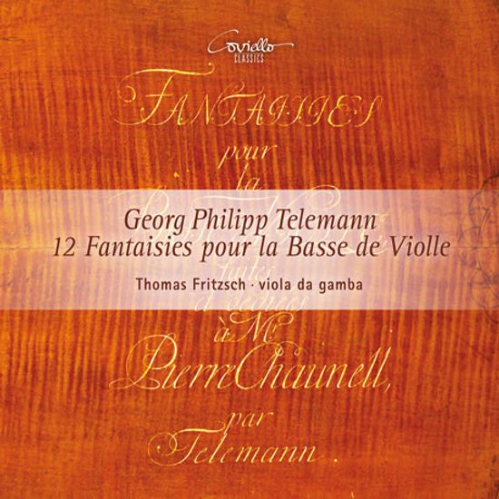 12 FANTASIAS FOR VIOLA DA GAMBA/ THOMAS FRITZSCH [텔레만: 12곡의 무반주 비올라 다 감바 환상곡]