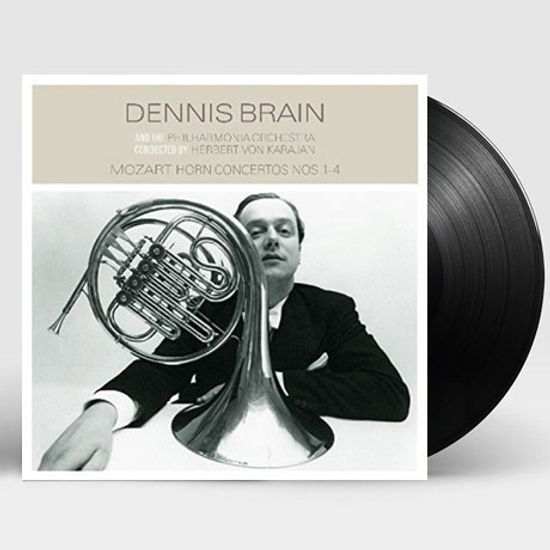 HORN CONCERTOS NOS.1-4/ DENNIS BRAIN, HERBERT VON KARAJAN [모차르트: 호른 협주곡 - 브레인 & 카라얀] [LP]