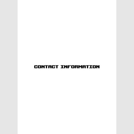 CONTACT INFORMATION [EP 3집]