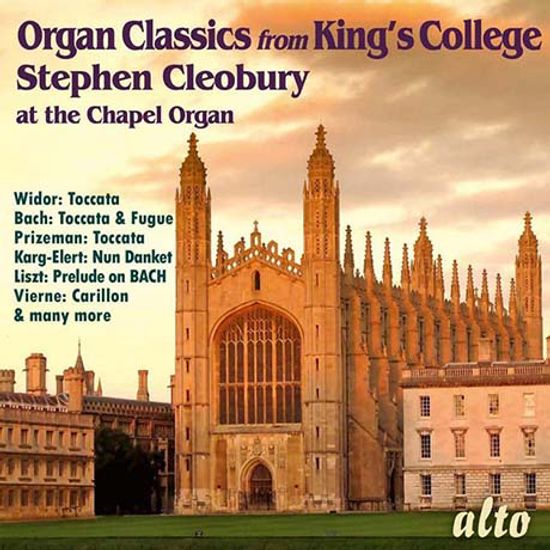 ORGAN CLASSICS FROM KING`S COLLEGE AT THE CHAPEL ORGAN/ STEPHEN CLEOBURY [킹스 칼리지 오르간 명곡집 - 스티븐 클레오베리]
