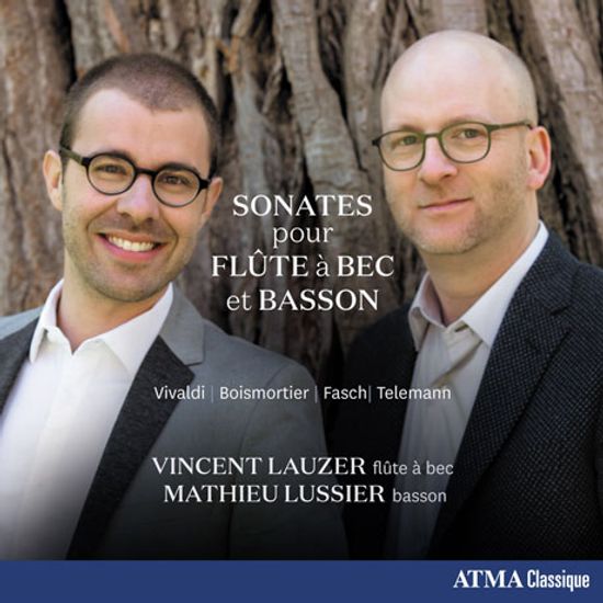 SONATAS FOR RECORDER & BASSOON/ VINCENT LAUZER, MATHIEU LUSSIER [리코더와 바순을 위한 소나타 작품집: 비발디, 텔레만 외 - 라우처 & 루시에]