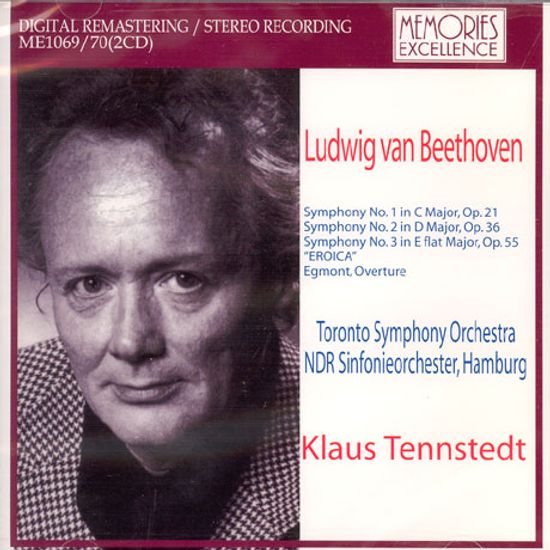 SYMPHONY NO.1 & 2, EGMONT OVERTURE/ KLAUS TENNSTEDT
