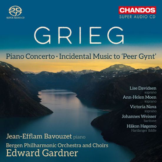 PIANO CONCERTO, INCIDENTAL MUSIC TO `PEER GYNT`/ JEAN-EFFLAM BAVOUZET, EDWARD GARDNER [SACD HYBRID] [그리그: 피아노 협주곡, 페르귄트 - 바부제 & 가드너]