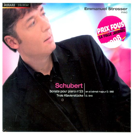 SONATE POUR PIANO NO.23 ETC/ EMMANUEL STROSSER