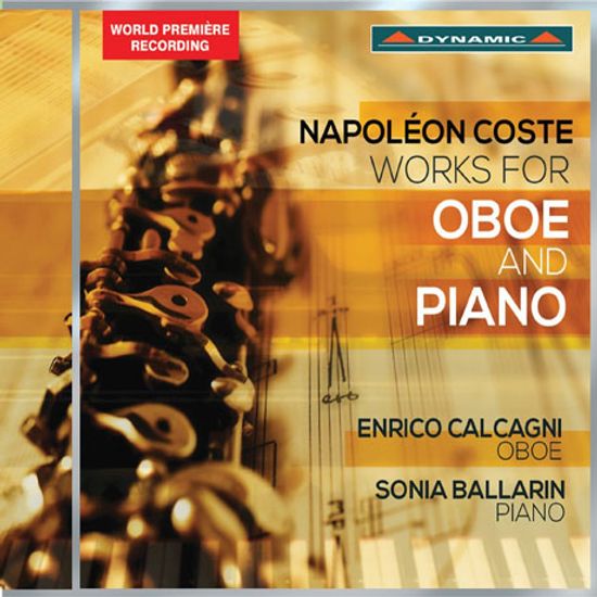 WORKS FOR OBOE AND PIANO/ ENRICO CALCAGNI, SONIA BALLARIN [코스테: 오보에 콘체르티노 & 소나타, 위로, 후회, 카바티나 외]
