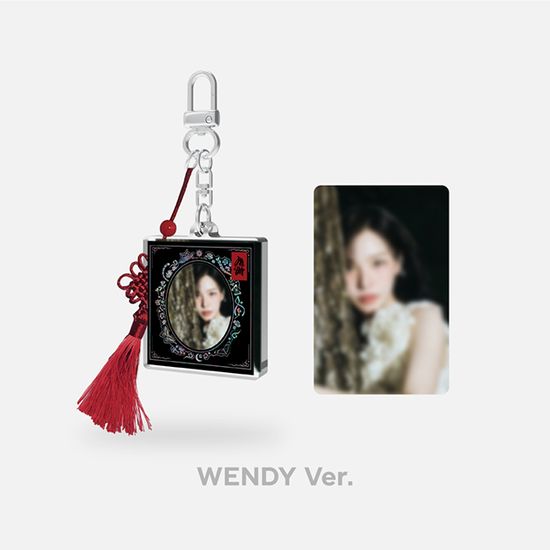 [BLACK] CHILL KILL - FRAME PHOTO KEYRING [WENDY]