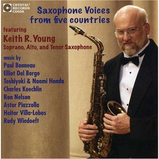SAXOPHONE VOICES FROM FIVE COUNTRIES/ KEITH R.YOUNG