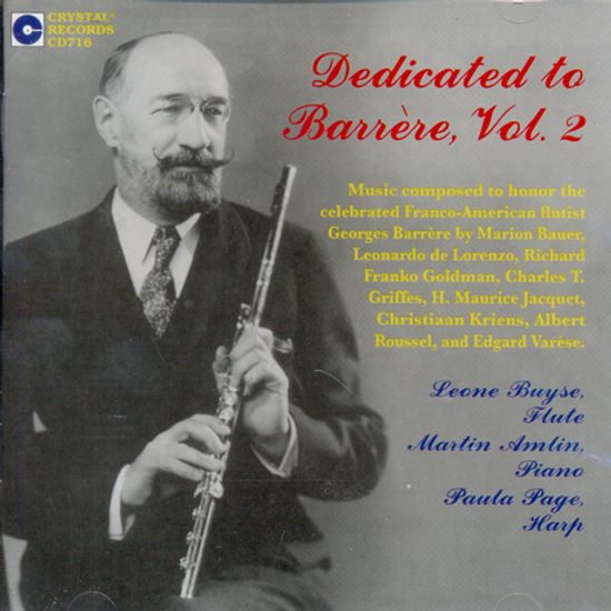DEDICATED TO BARRERE VOL.2/ LEONE BUYSE, MARTIN AMLIN, PAULA PAGE
