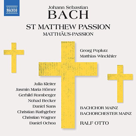 ST MATTHEW PASSION/ RALF OTTO [바흐: 마태 수난곡 - 힐레 페를]