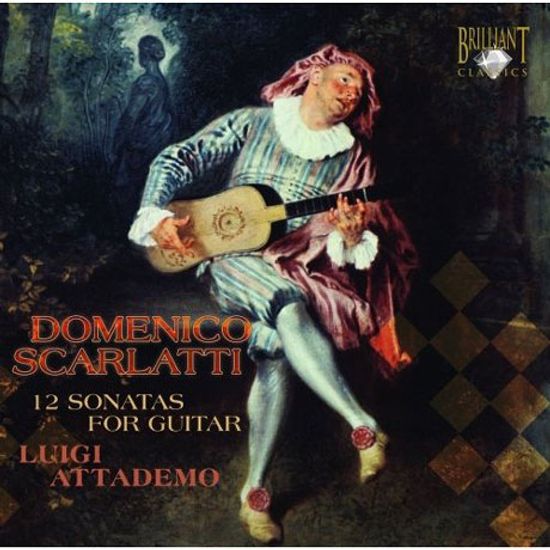 12 SONATAS FOR GUITAR/ LUIGI ATTADEMO [스카를라티: 하프시코드 소나타(기타 편곡) - 루이지 아타데모]