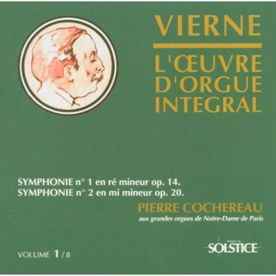 L`OEUVRE D`ORGUE INTEGRAL VOL.1/ PIERRE COCHEREAU [비에른: 오르간 전집 1]