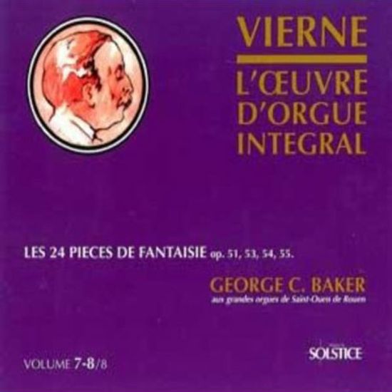 LES 24 PIECES DE FANTAISE/ GEORGE C. BAKER [비에른: 오르간 전집 7,8]