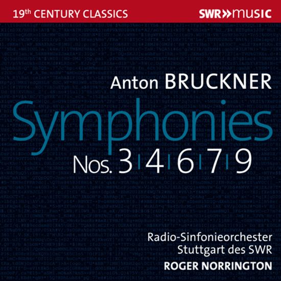 SYMPHONIES NOS 3, 4, 6, 7, 9/ ROGER NORRINGTON [브루크너: 교향곡 3, 4, 6, 7, 9번 - 로저 노링턴]