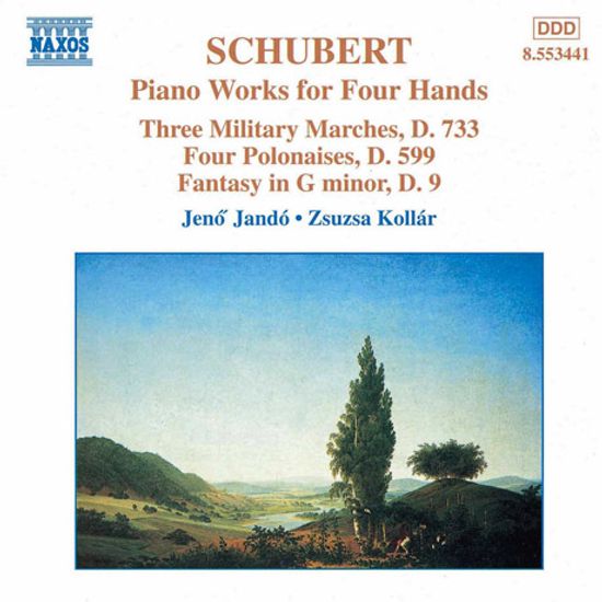 PIANO WORKS FOR FOUR HANDS VOL.2/ JENO JANDO, ZSUZSA KOLLAR [슈베르트: 네 손을 위한 피아노 작품 2집 - 얀도, 콜라르]