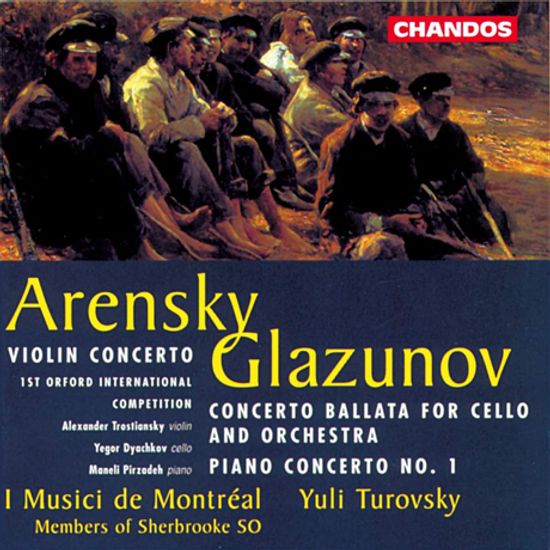 CONCERTOS/ YULI TUROVSKY [아렌스키: 바이올린 협주곡 & 글라주노프: 피아노 협주곡]