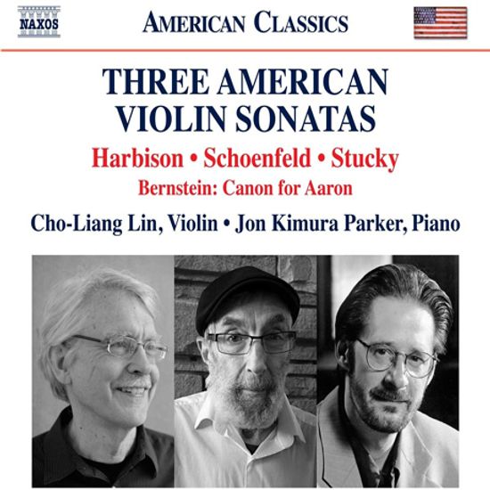 THREE AMERICAN VIOLIN SONATAS/ CHO-LIANG LIN, JON KIMURA PARKER [하비슨, 숀필드, 스터키: 바이올린 소나타 & 번스타인: 아론을 위한 캐논 - 초량 린]