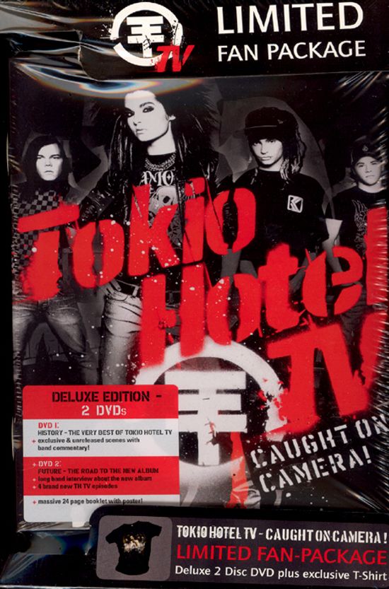 TOKIO HOTEL TV: CAUGHT ON CAMERA!: T-SHIRT PACKAGE [토키오 호텔 히스토리 & 레어: 티셔츠패키지]