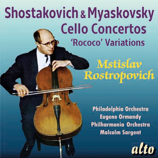CELLO CONCERTOS/ MSTISLAV ROSTROPOVICH, EUGENE ORMANDY [쇼스타코비치 & 미야코프스키: 첼로 협주곡]