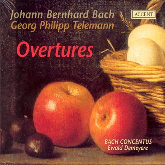 OVERTURES/ BACH CONCENTUS/ EWALD DEMEYERE [텔레만, 베른하르트 바흐 관현악 모음]