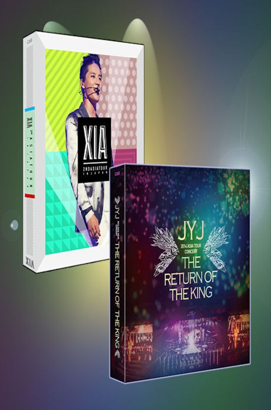 JYJ THE RETURN OF THE KING+XIA 2ND ASIA TOUR INCREDIBLE [7DVD+포토북] [합본패키지]