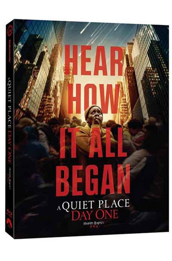 [11월 2025 블랙프라이데이] 콰이어트 플레이스:첫째날 4K UHD+BD [슬립케이스 한정판] [A QUIET PLACE: DAY ONE]