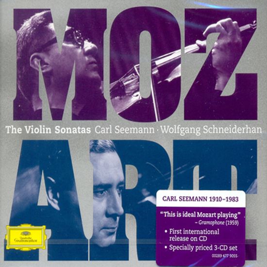THE VIOLIN SONATAS/ CARL SEEMANN, WOLFGANG SCHNEIDERHAN