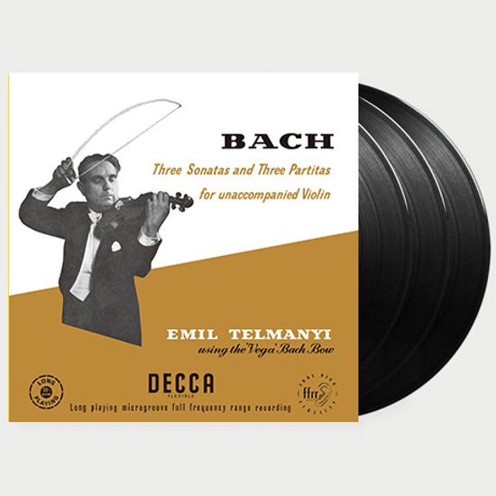 3 SONATAS AND 3 PARTITAS FOR UNACCOMPANIED VIOLIN/ EMIL TELMANYI [바흐: 소나타 & 파르티타 - 에밀 텔마니] [ANALOGPHONIC 180G LP]