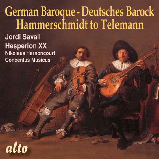 GERMAN BAROQUE: FROM HAMMERSCHMIDT TO TELEMANN/ JORDI SAVALL, NIKOLAUS HARNONCOURT [독일 바로크 작품집]