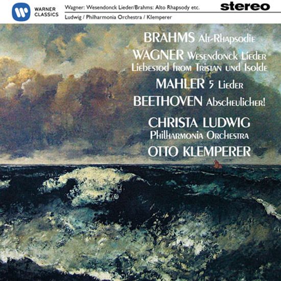 ALT-RHAPSODIE & WESENDONCK-LIEDER/ CHRISTA LUDWIG, OTTO KLEMPERER [ORIGINAL JACKET] [브람스: 알토 랩소디 & 바그너: 베젠동크 가곡집 외 - 루드비히 & 클렘페러]