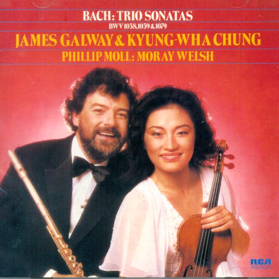 TRIO SONATAS, ADAGIO FROM SPARTACUS/ KYUNG-WHA CHUNG, JAMES GALWAY, MYUNG-WHUN CHUNG [정경화 & 제임스 골웨이: 바흐 트리오 소나타집 - 정명훈]