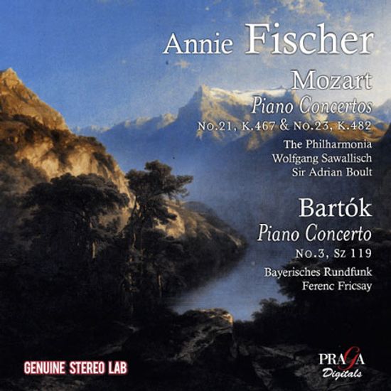 PIANO CONCERTOS/ ANNIE FISCHER, FERENC FRICSAY, ADRIAN BOULT, WOLFGANG SAWALLISCH [모차르트 & 바르톡: 피아노 협주곡]