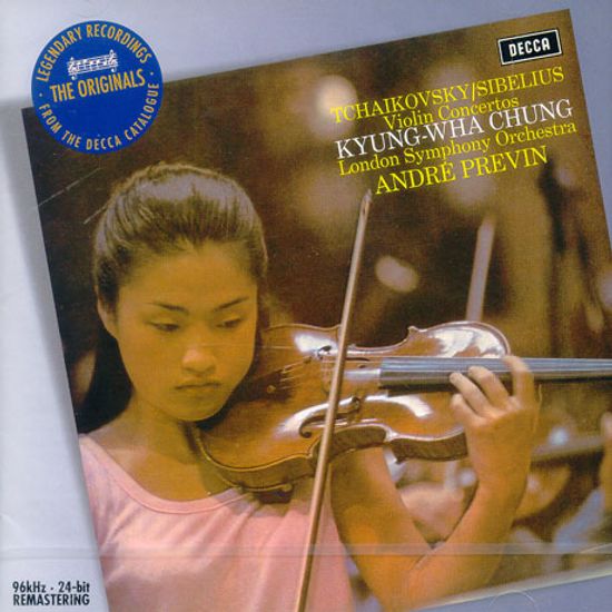 VIOLIN CONCERTOS/ KYUNG-WHA CHUNG, ANDRE PREVIN [THE ORIGINALS] [차이코프스키 & 시벨리우스: 바이올린 협주곡 - 정경화, 프레빈]