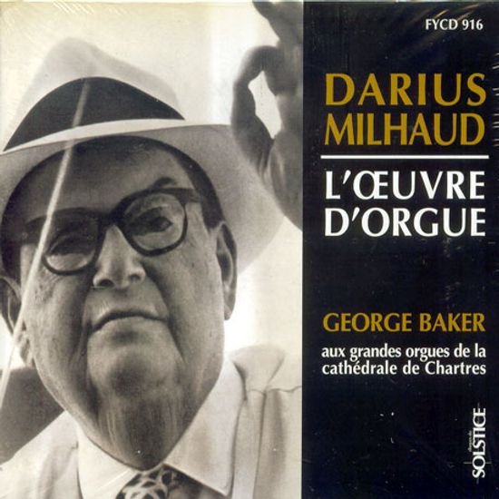 L`CEUVRE D`ORGUE/ GEORGE BAKER