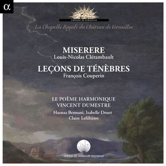 LECONS DE TENEBRES & MISERERE/ VINCENT DUMESTRE  [쿠프랭: 르송 드 테네브레 & 클레랑보: 미제레레]
