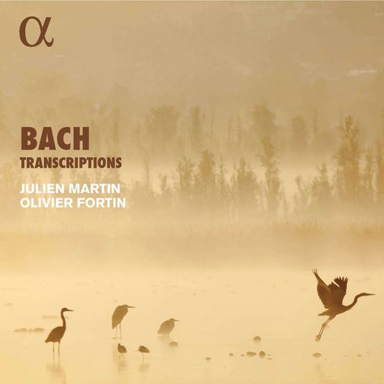 TRANSCRIPTIONS FOR RECORDER & HARPSICHORD/ JULIEN MARTIN & OLIVIER FORTIN [바흐: 리코더와 하프시코드를 위한 편곡집 - 쥘리앙 마르탱 & 올리비에 포르탱]