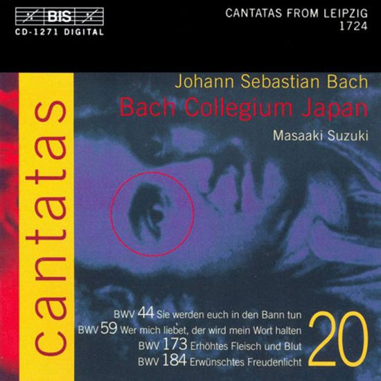 CANTATAS/ BACH COLLEGIUM JAPAN VOL.20/ MASAAKI SUZUKI