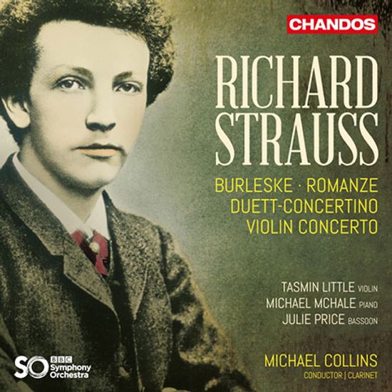 BURLESKE, ROMANZE, DUETT-CONCERTINO VIOLIN CONCERTO/ TASMIN LITTLE, MICHAEL MCHALE, MICHAEL COLLINS [R. 슈트라우스: 부를레스케, 로망스, 이중 협주곡, 바이올린 협주곡]