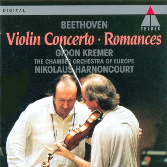 VIOLIN CONCERTOS & ROMANCES/ GIDON KREMER, NIKOLAUS HARNONCOURT [베토벤: 바이올린 협주곡 & 로망스 - 기돈 크레머]