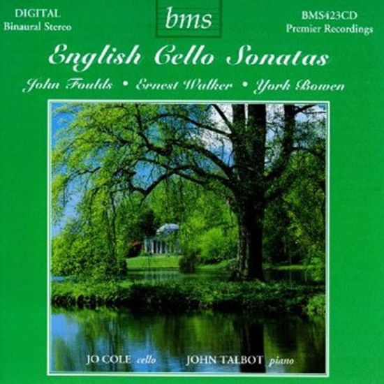 ENGLISH CELLO SONATAS/ JO COLE, JOHN TALBOT